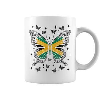 Jamaicano Mariposa Jamaica Taza de café - Regaloses