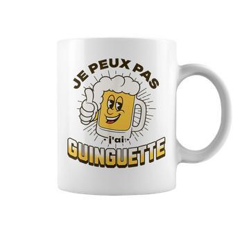 Je Peux Pas J'ai Guinguette Et Bière Cadeau Guinguette Tasse - Cadeauxyz