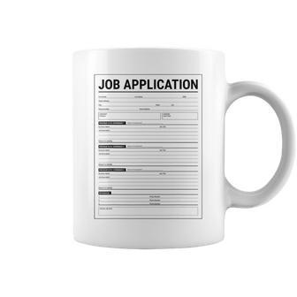 Job Application Form Employment Costume Women Coffee Mug - Thegiftio