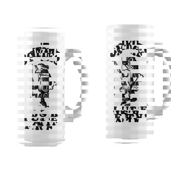 I Just Be Fartin Frog Fishing Lovers Rod Reel Angle Coffee Mug | Mazezy