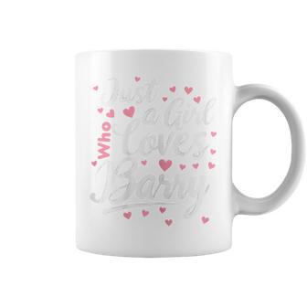 Just A Girl Who Loves Barry Cute Barry Coffee Mug - Monsterry