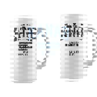 Kanab Utah UT Vintage Sports Established Coffee Mug | Mazezy