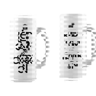 Keep Calm And Crock On Crockpot Slow Cooker Coffee Mug | Mazezy