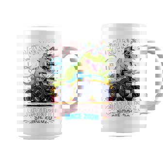 Kids 6nd Birthday Monster Truck Dinosaur Since 2020 Rawr I'm 6 Coffee Mug | Mazezy