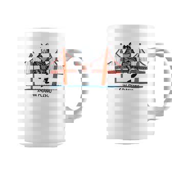 Kliban Cat San Francisco Golden Gate Coffee Mug | Seseable FR