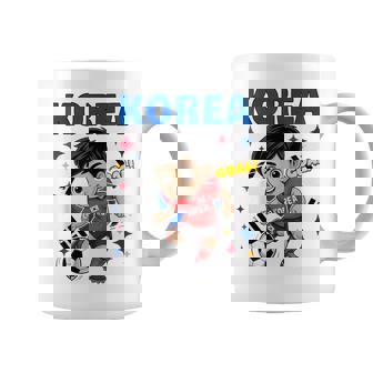 Korea Kid Goal Cartoon South Korea Flag For Kids Coffee Mug | Mazezy