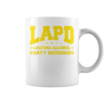 Lapd Defensores Duraderos Del Partido Del Alcohol Los Ángeles Taza de café - Regaloses