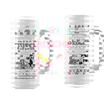 I Left My Frenchie To Be Here French Bulldog Ugly Christmas Tri-Blend Coffee Mug - Thegiftio