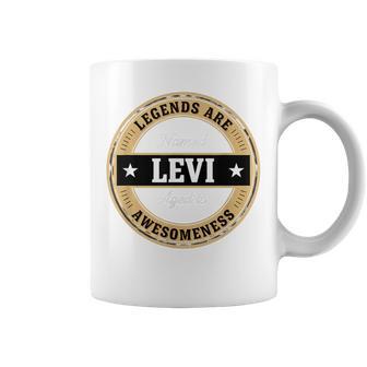 Legends Are Named Levi Aged To Awesomeness Coffee Mug - Thegiftio UK