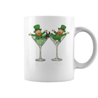 Leprechaun Martini Cocktail St Patrick's Day Mens Coffee Mug | Seseable CA