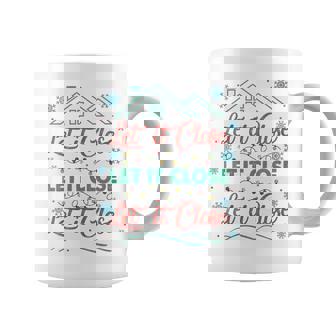 Let It Close Christmas Realtor Xmas Lights Snowflakes Coffee Mug | Mazezy