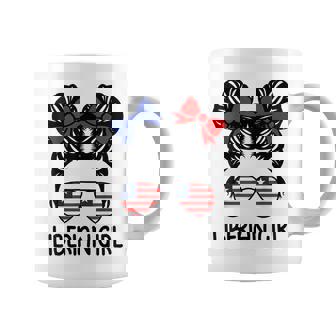 Liberian Girl Messy Hair Liberia Pride Patriotic Kids Coffee Mug | Mazezy