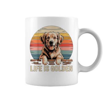 Life Is Golden Retriever Coffee Mug - Thegiftio UK