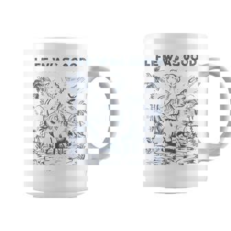 Life Was Good Dinosaur Vintage 90S Dino Womens Coffee Mug - Thegiftio