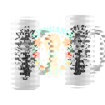 Lithuania Lithuanian Girl Traditional Dress Flowers Heritage Coffee Mug | Mazezy