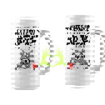 A Little Two Who's Are Due Hat Santa Pregnancy Christmas Coffee Mug | Mazezy