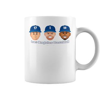 Los Angeles Baseball Players Head Trio Mlbpa Coffee Mug - Thegiftio UK