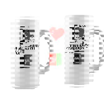 I Love Afghanistan Heart Flag Afghanistan Coffee Mug | Mazezy