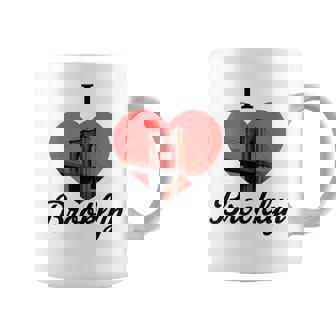 I Love Brooklyn — Modern New York Bridge Coffee Mug | Mazezy