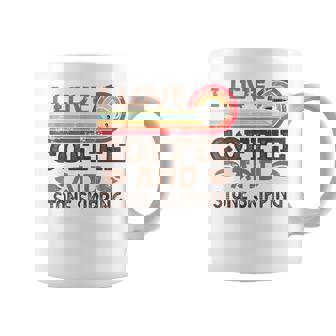 I Love Coffee And Stone Skipping Cute Kawaii Coffee Mug | Mazezy