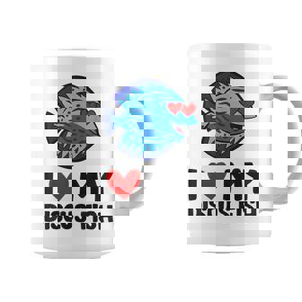 I Love My Discus Fish Coffee Mug | Mazezy