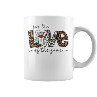 Love For The Game Mahjong Love Playing Chinese Game Coffee Mug - Monsterry