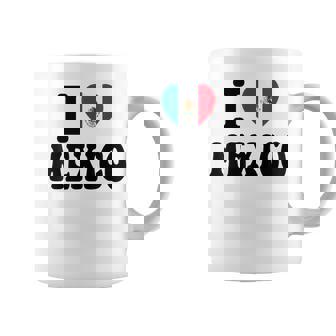 I Love Mexico ハートフラッグ レトロ 旅行 お土産 コーヒーマグ - Kawaiitshirt