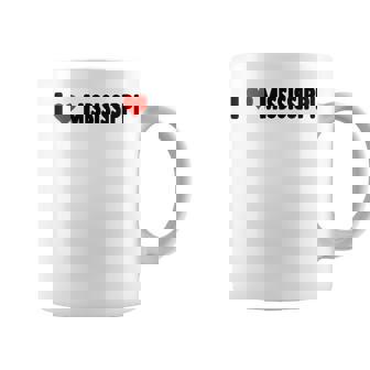 I Love Mississippi Heart Travel Trip Vacation Holiday Coffee Mug | Mazezy