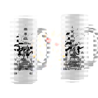 I Love Paris Torre Eiffel Francia Recuerdo Francés Taza de café - Regaloses