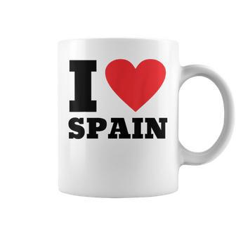 I Lovepain I Heartpain Family Travel España Taza de café - Regaloses