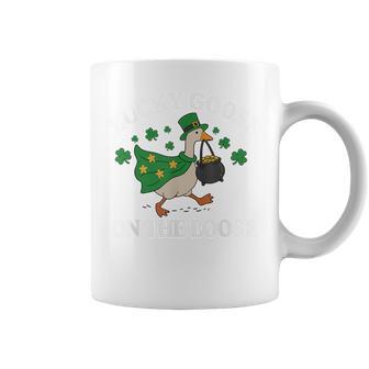Lucky Goose On The Loose Coffee Mug - Thegiftio UK