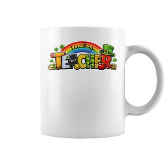 Lucky Teacher 6-7 2026 St Patrick's Day Coffee Mug | Mazezy
