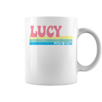 Lucy Nombre Personalizado Linda Idea Groovy Es Lucy Taza de café - Regaloses
