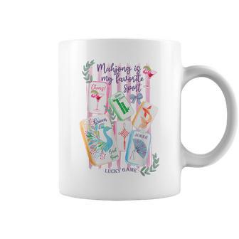 Mahjong Favorite Sport Mahjong Love Playing Chinese Game Coffee Mug | Mazezy