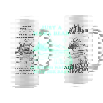 Mama Bear Admiring Nature With Her Baby Hiking Mom Wildlife Coffee Mug | Mazezy