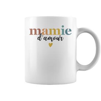 - Mamie D'amour Cadeau Fête Des Grand-Mères Tasse - Cadeauxyz