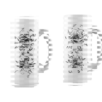 Maryland Blue Crab Vintage Crabbing Maryland Tank Top Coffee Mug | Mazezy
