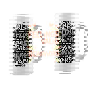 Mental Health Awareness All Feelings Are Valid Be Kind Coffee Mug | Mazezy