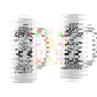 Merry Christmas & A Happy New Year Firework Disco Wine Glass Tri-Blend Coffee Mug - Seseable