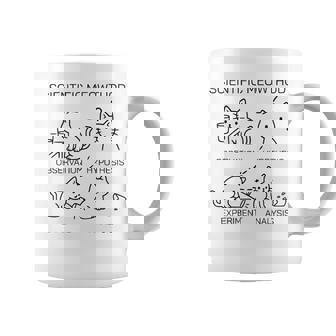 Método Científico Divertido Gato Científico Profesor Estudiante Genial Taza de café - Regaloses