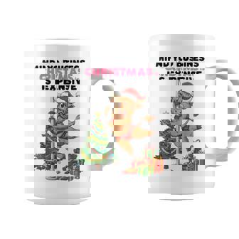 Mind Yo Business Christmas Is Expensive Cow Coffee Mug | Mazezy