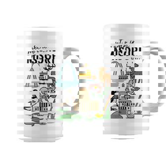 Missouri Memories With Iconic Symbols Coffee Mug | Mazezy