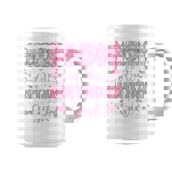 Mom Of The Birthday Girl Coquette Bow Party Family Matching Coffee Mug | Seseable FR