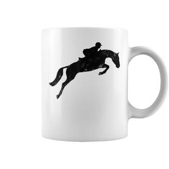 Montar A Caballo Inglés Cazador Ecuestre Jersey Camisa Grunge Taza de café - Regaloses