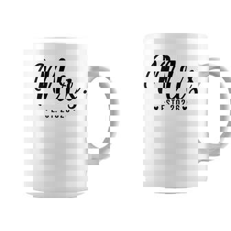 Mrs Est 2026 Just Married Couple Wedding Party Mr Mrs Bride Coffee Mug - Monsterry