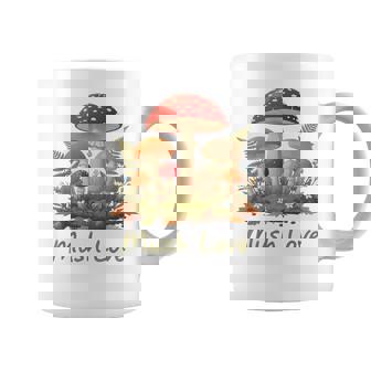 Mush Love Cute Mushroom Hippie Forest Nature Fungi Lovers Coffee Mug | Mazezy