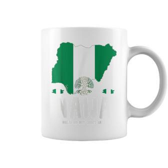 Naija Heritage Nigerian Roots Idea For Men & Nigeria Flag Coffee Mug | Mazezy