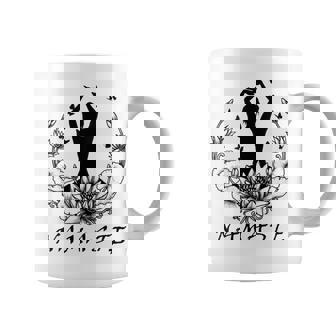 Namaste Lotus Flower Yoga Meditation Clothing Om Symbol Coffee Mug | Mazezy