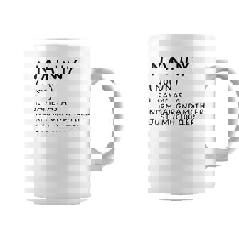 Nanny Grandma Definition Grandmother Coffee Mug | Mazezy