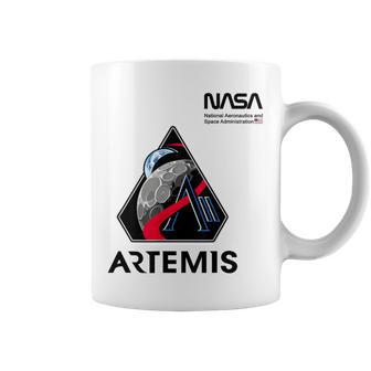 Nasa Artemis Ii Mission Patch Worm Logo Coffee Mug - Thegiftio UK
